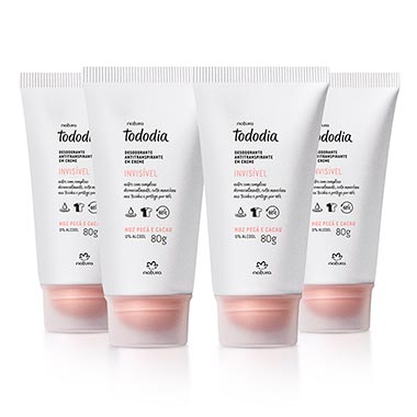 

Kit Desodorante Antitranspirante em Creme Tododia Noz Pecã e Cacau