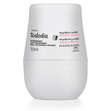 

Desodorante Antitranspirante Roll-On Tododia Acerola e Hibisco - 70 ml