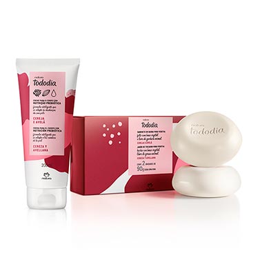 

Conjunto Tododia Cereja e Avelã