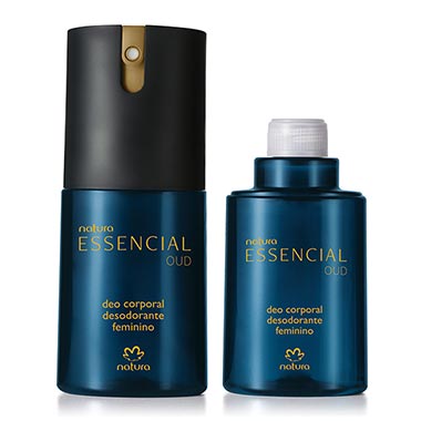 

Kit Desodorante Corporal Essencial Oud Feminino Com Refil