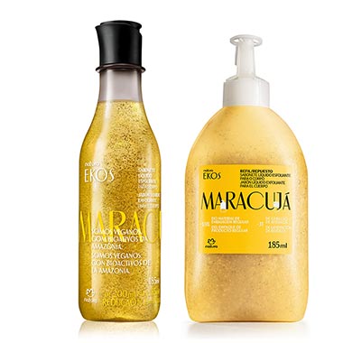 

Kit Sabonete Líquido Esfoliante Ekos Maracujá Com Refil