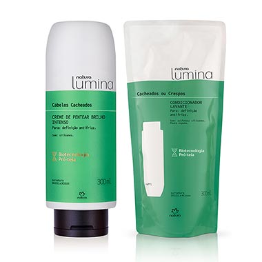 

Combo Lumina limpeza extra suave e definição do cachos