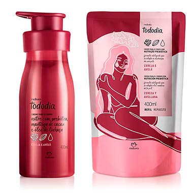 

Kit Desodorante Corporal Tododia Cereja e Avelã Refil