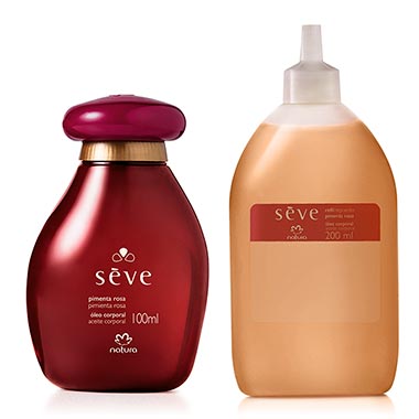 

Conjunto Sève Pimenta Rosa Regular e Refil
