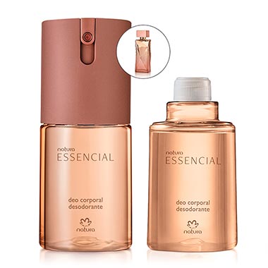

Kit Desodorante Corporal Essencial Feminino Refil