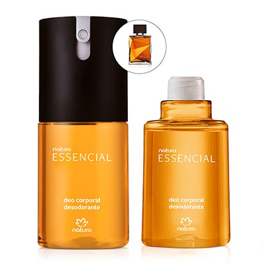

Kit Desodorante Corporal Essencial Masculino Refil