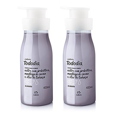 

Kit Creme Desodorante Nutritivo Para o Corpo Tododia Algodão