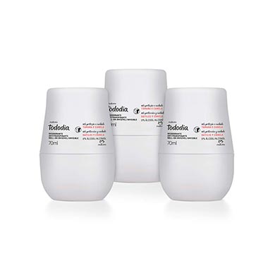

Kit Desodorante Antitranspirante Roll-On Tododia Tâmara e Canela - 2 unidades