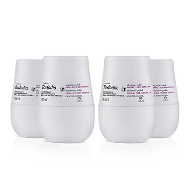 

Conjunto Desodorante Antitranspirante Roll-On Tododia Ameixa e Flor de Baunilha