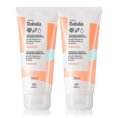 

Conjunto Creme Desodorante Nutritivo para o Corpo Tododia Macadâmia