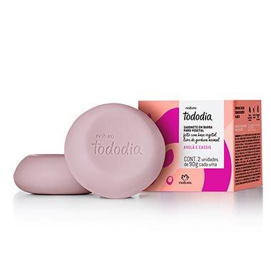 

Sabonete em Barra Tododia Avelâ e Cassis - 2 x 90 g