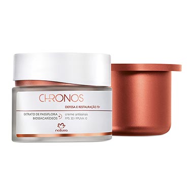 

Kit Chronos Creme Antissinais 70+ Dia com Refil