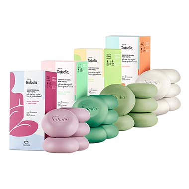 

Conjunto Sabonetes em Barra Puro Vegetal Tododia