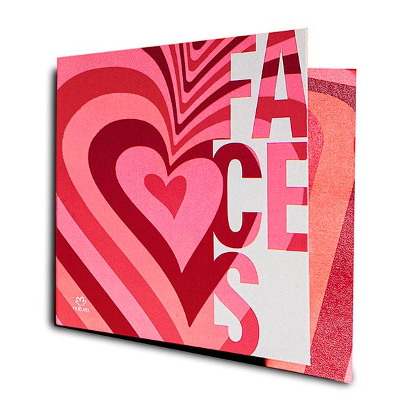 

Cartão Batom Coração Faces