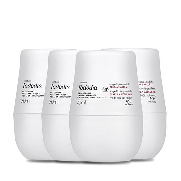 

Kit Desodorante Antitranspirante Roll-on Cereja e Avelã