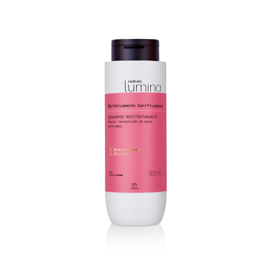 

Shampoo Reestruturante Quimicamente Danificados Lumina