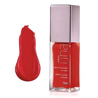 

Una Batom Acetinado Em Óleo - 7 ml, Vermelho