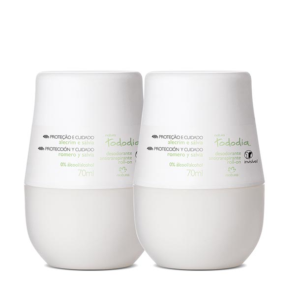 

Kit Tododia Roll-on Antimanchas Alecrim e Sálvia