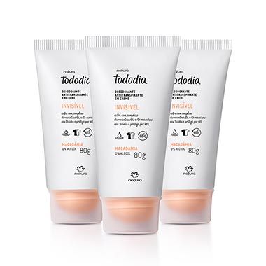 

Kit Tododia Desodorantes em Creme Macadâmia