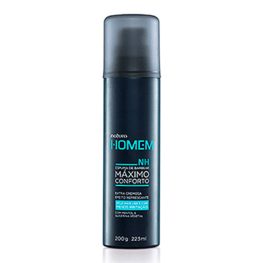 Espuma de Barbear Máximo Conforto Natura Homem - 200g em Promoção no Oferta  Esperta